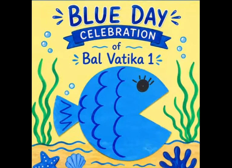 Blue Day Celebration Bal Vatika 1 