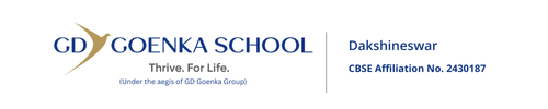 GD Goenka Public School white logo - CBSE school in North Kolkata Dakshineswar