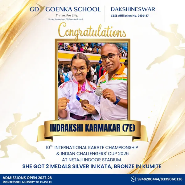 Double Victory for Indrakshi Karmakar at the International Karate Championship!