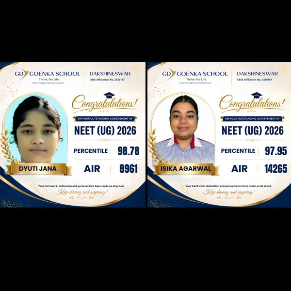 Double the Pride! GD Goenka's NEET (UG) 2026 Achievers Make Us Proud