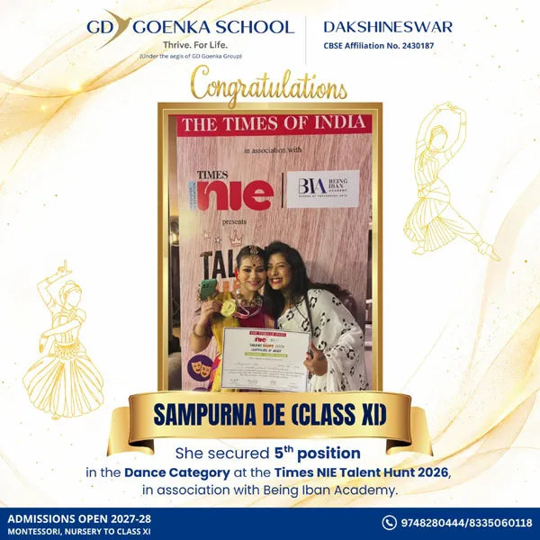 Sampurna De Shines at Times NIE Talent Hunt 2026!