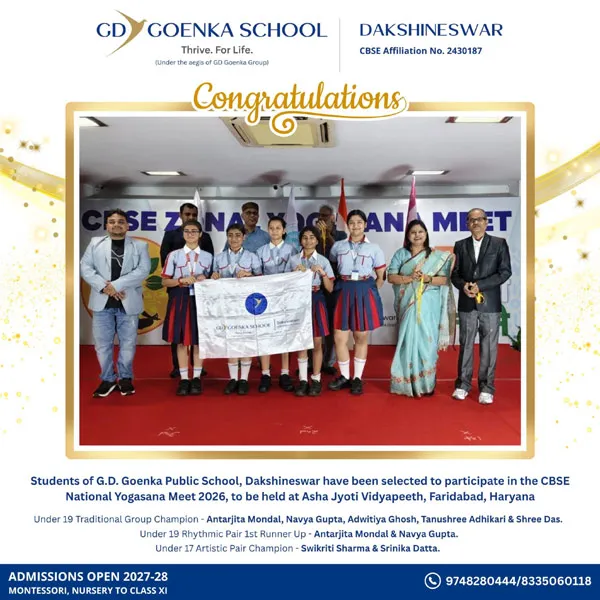Yogasana Excellence: Our Champions Qualify for the CBSE Nationals!